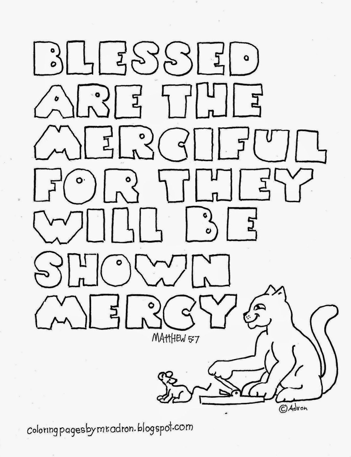 1227x1600 Blessed Are The Merciful Coloring Page See More