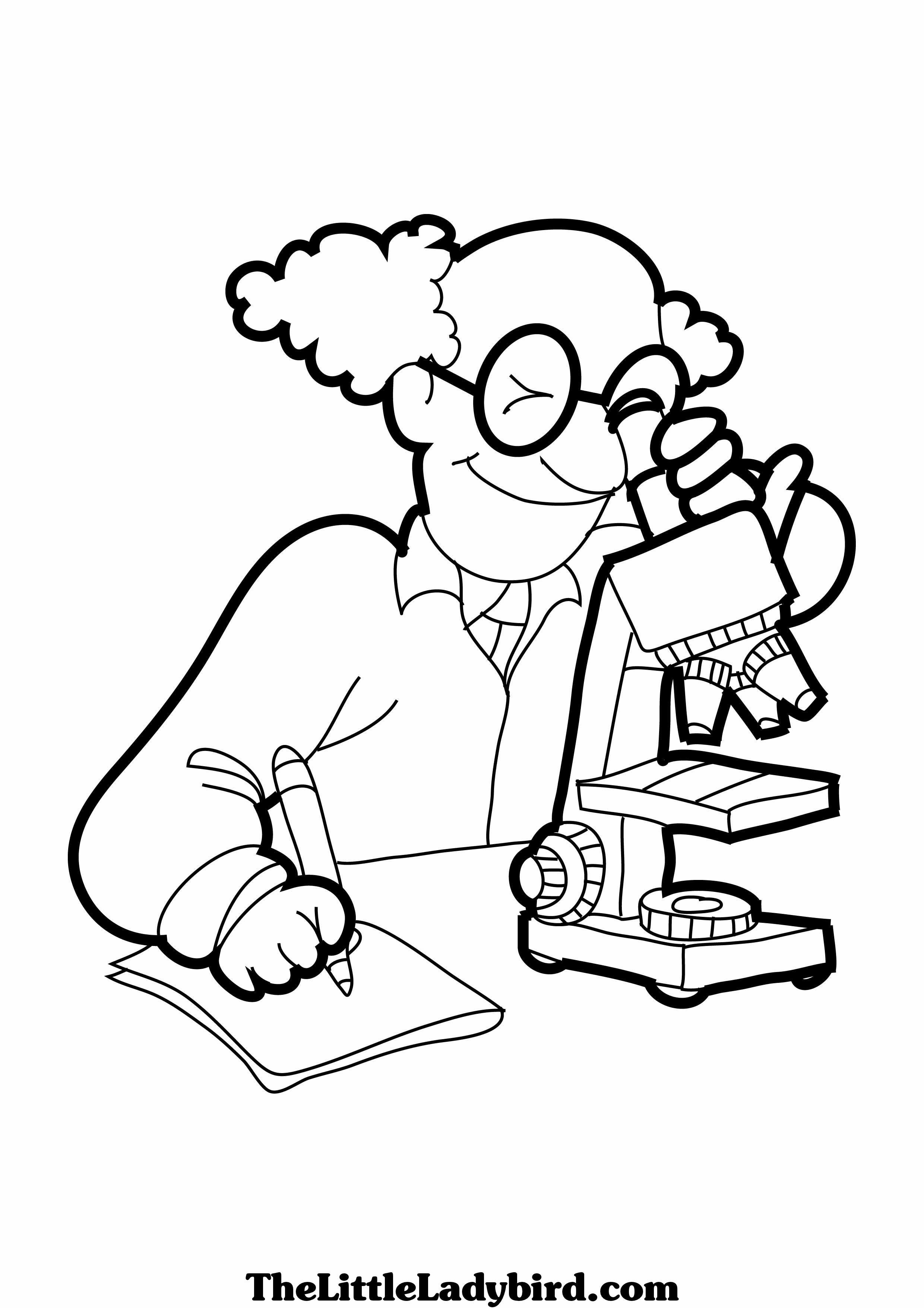 2480x3508 Scientist Coloring Pages Coloring Book