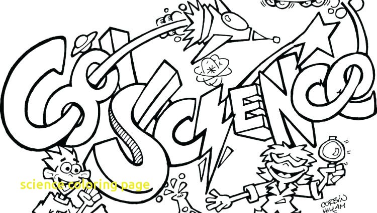 750x425 Science Experiment Coloring Page