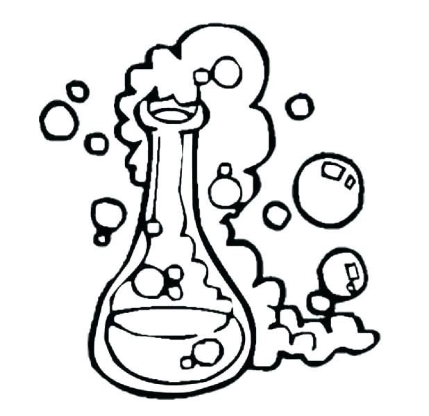 618x598 Science Tools Coloring Book Pages