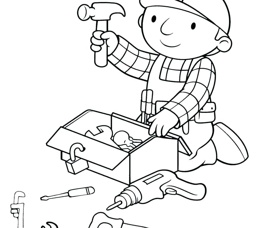 922x800 Coloring Pages Of Tools