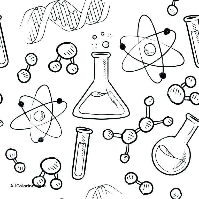 770x770 Coloring Pages For Science Science Coloring Pictures Fabulous