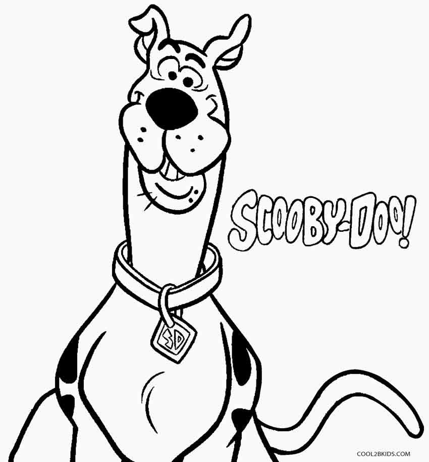 850x915 Printable Scooby Doo Coloring Pages For Kids