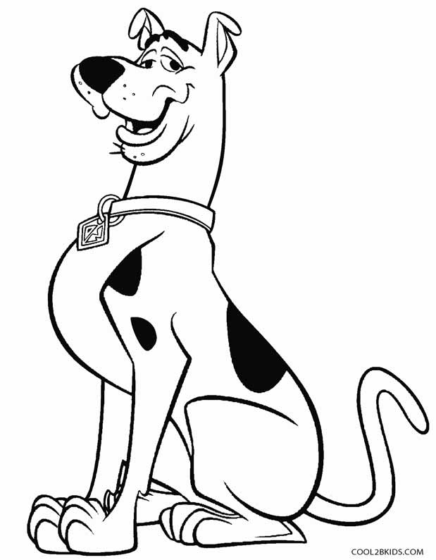 619x794 Printable Scooby Doo Coloring Pages For Kids