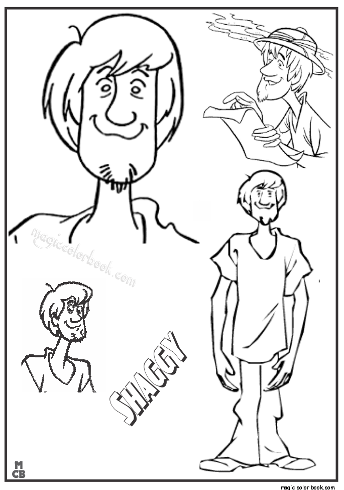 685x975 Shaggy Scooby Doo Free Coloring Pages