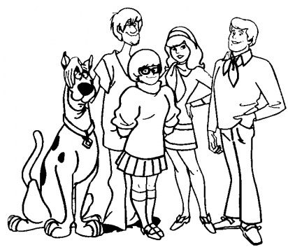 412x360 Scooby Doo Christmas Coloring Pagesscooby Doo Coloring Pages Super