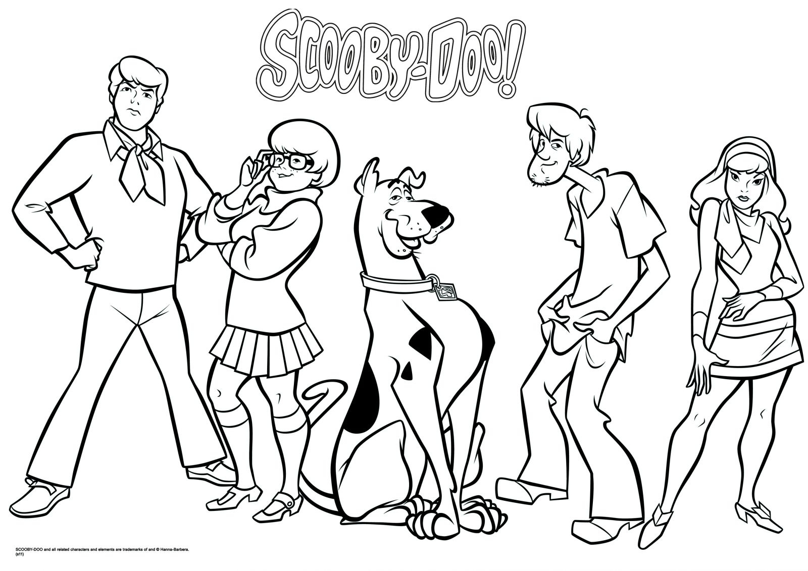 Scooby Gang Coloring Pages Coloring Pages