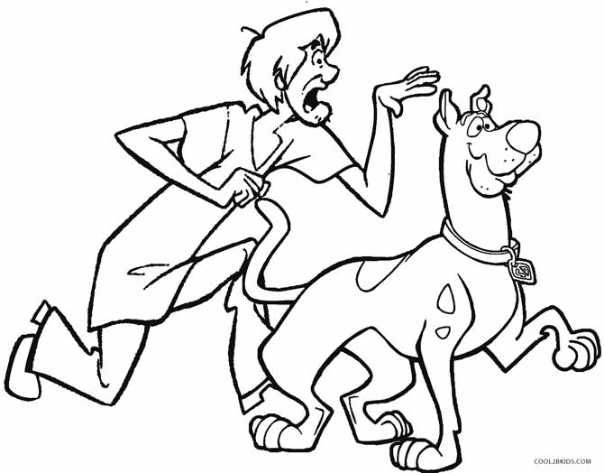 670x524 Simple Decoration Scooby Doo Coloring Pages Top Free Printable