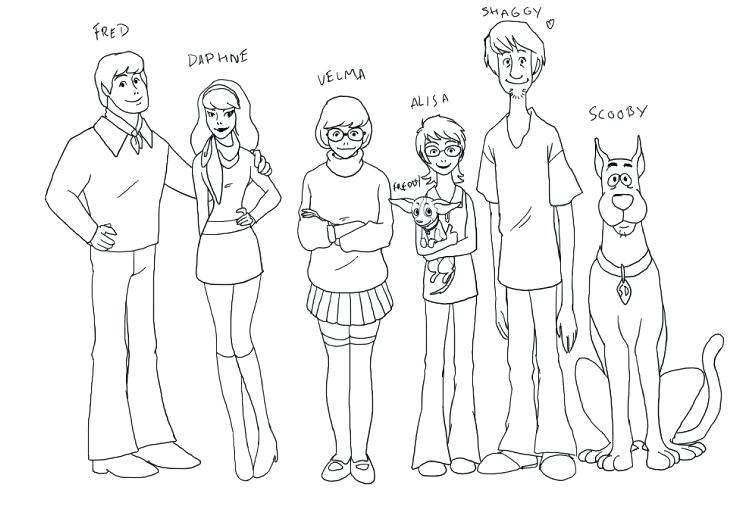 750x515 Scooby Doo Daphne Coloring Pages