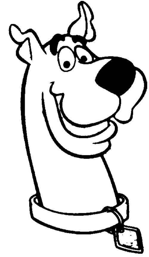 500x860 Face Scooby Doo Coloring Page Kids Face, Birthdays