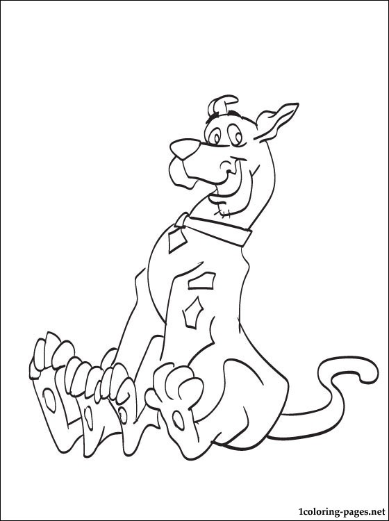 560x750 Scooby Doo Coloring Page For Kids Coloring Pages