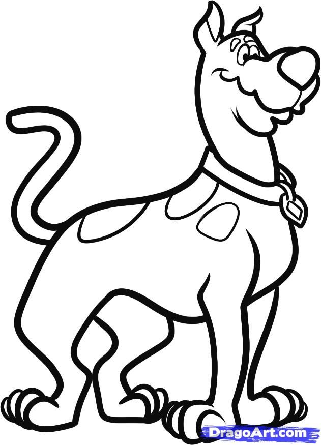 631x875 Scooby Doo Characters Coloring Pages