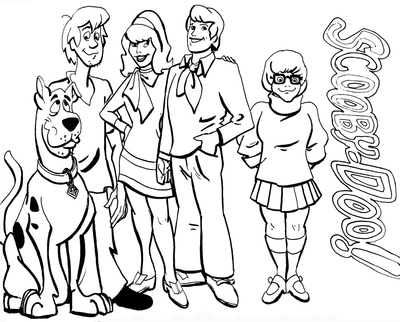 400x322 Scooby Doo Van Coloring Pages Page Image Clipart Images