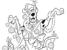 220x165 Scooby Doo Christmas Coloring Pages Scooby Doo Christmas