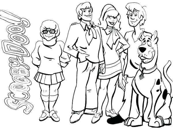 600x447 Scooby Doo Color Pages Coloring Pages Free Coloring Pages Free