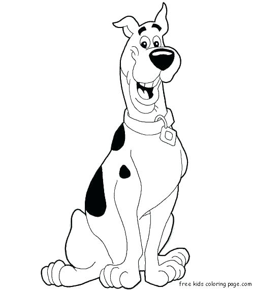 500x570 Coloring Scooby Doo S S S Scooby Doo Christmas Coloring Pages Free