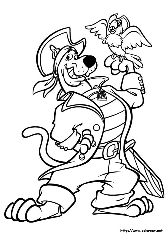 567x794 Dibujos Para De Scooby On Scooby Doo Christmas Coloring Pages