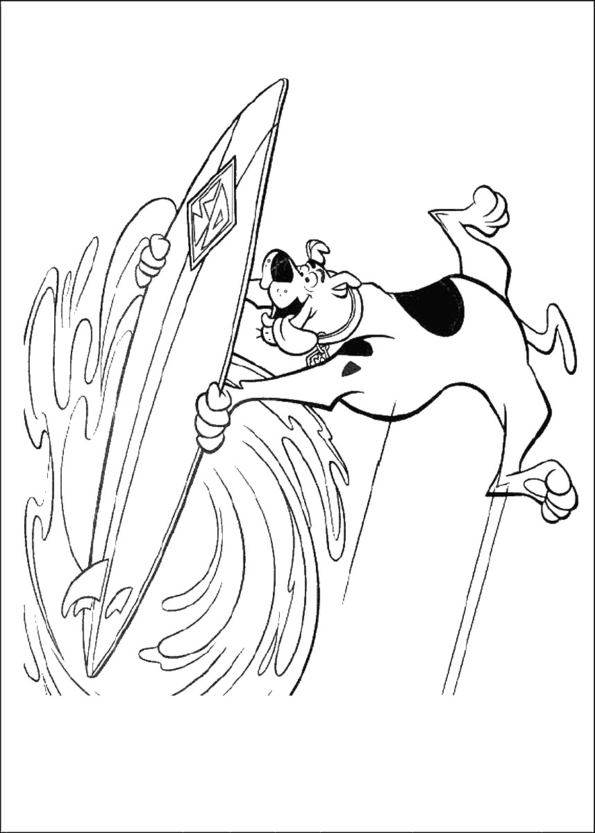 857x1200 Scooby Doo Coloring Pages