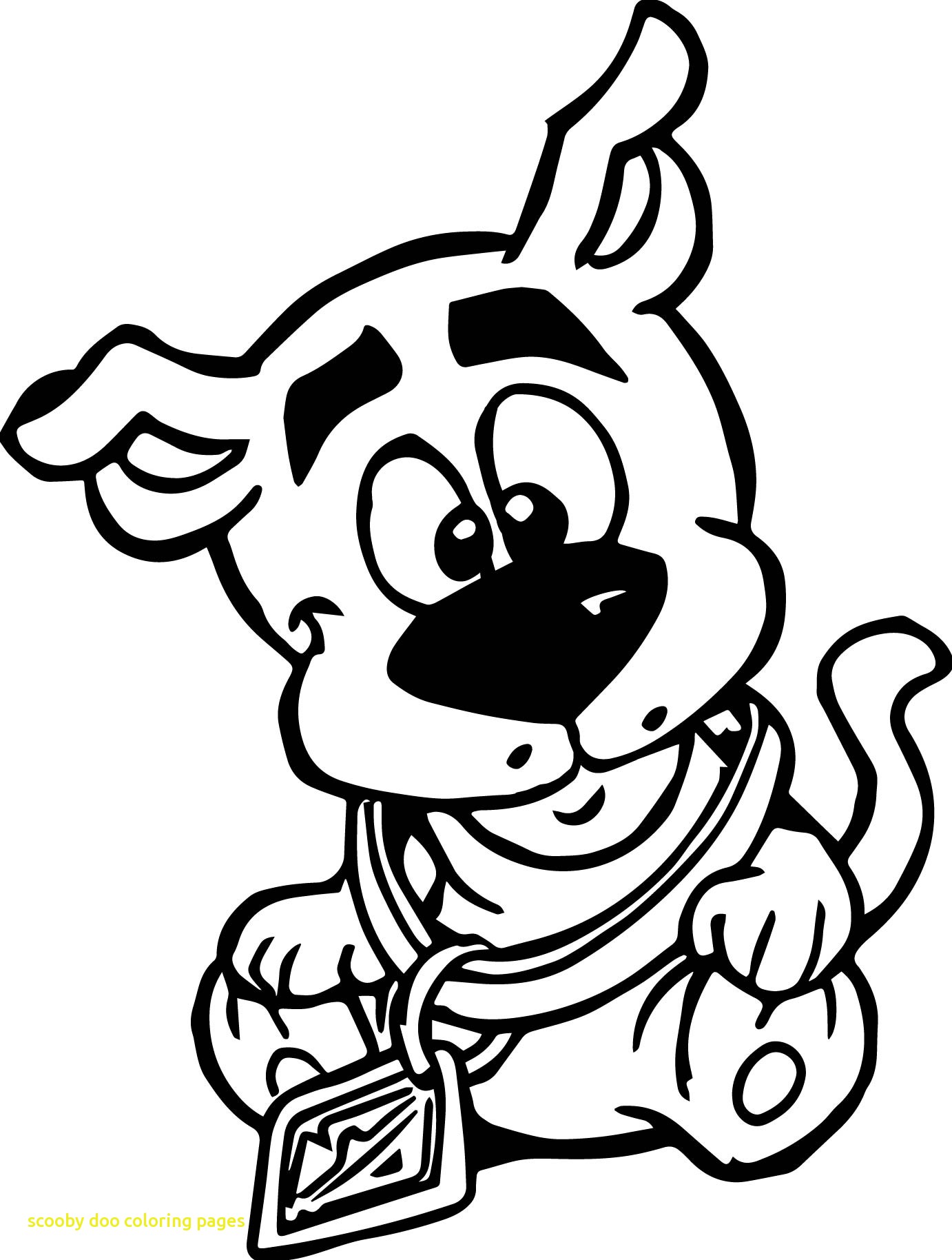 1382x1828 Scoo Doo Coloring Pages With Ba Page New Sharry Scooby Doo