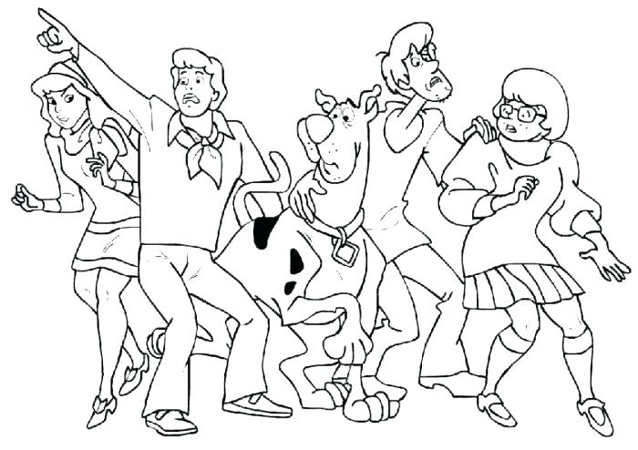 700x494 Coloring Pages Of Scooby Doo Coloring Pages Coloring Pages All