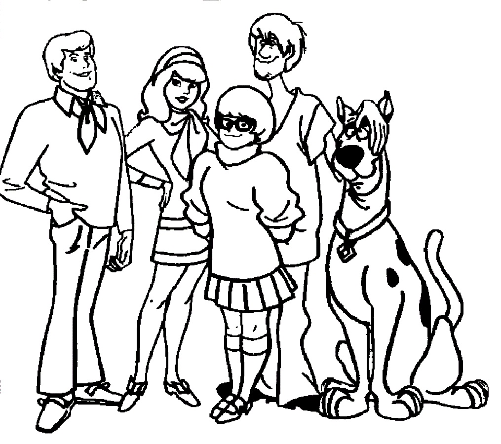 1015x900 Best Printable Scooby Doo Coloring Pages Free Printable