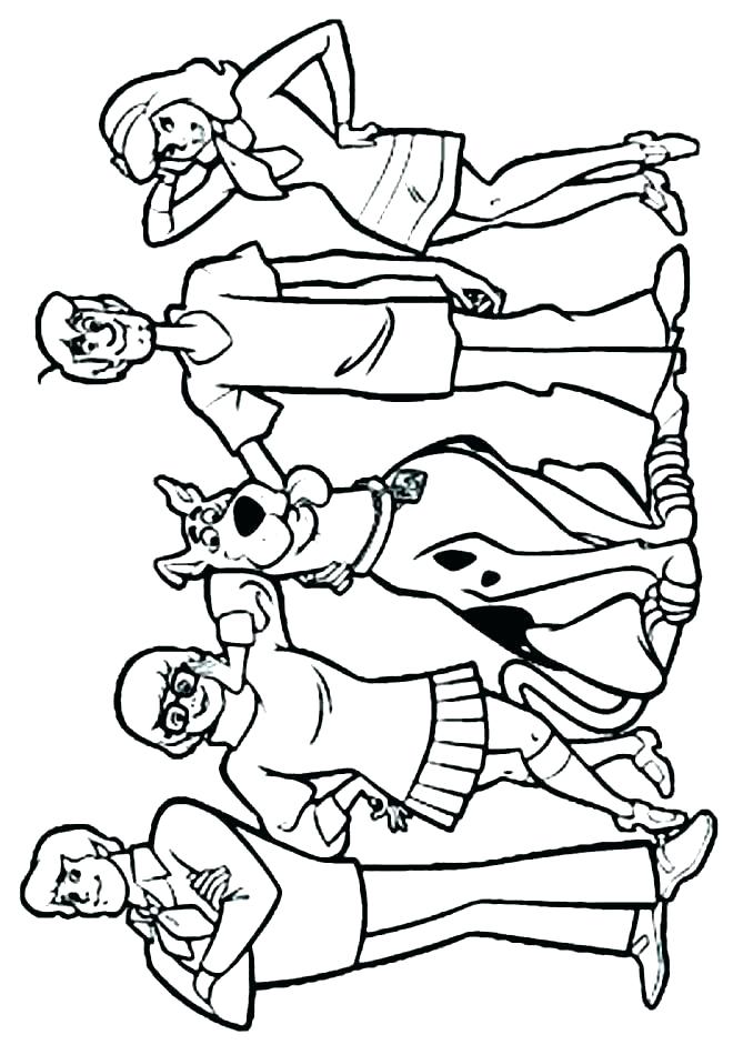 669x950 Scooby Doo Coloring Pages Free