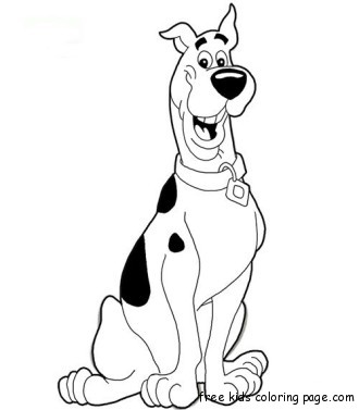 330x377 Free Printable Scooby Doo Coloring Pages For Kidsfree Printable
