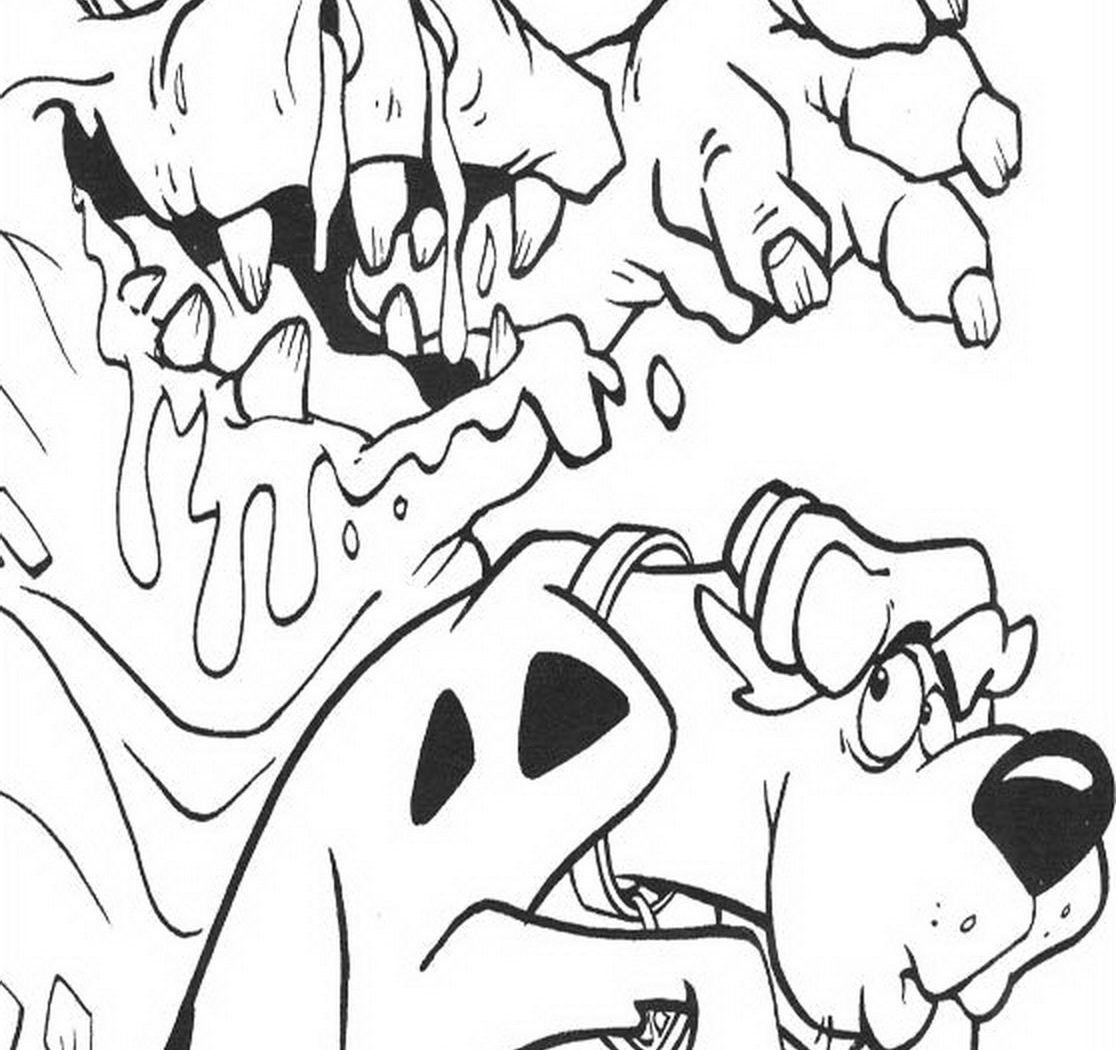 1116x1050 Scooby Doo Coloring Pages Printable Of Free General Mystery