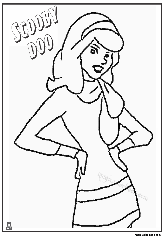 685x975 Scooby Doo Daphne Coloring Pages Scoo Doo Free Coloring Pages