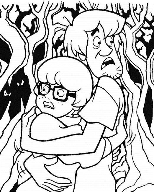 522x650 Scooby Doo Halloween Coloring Pages Free Cartoon