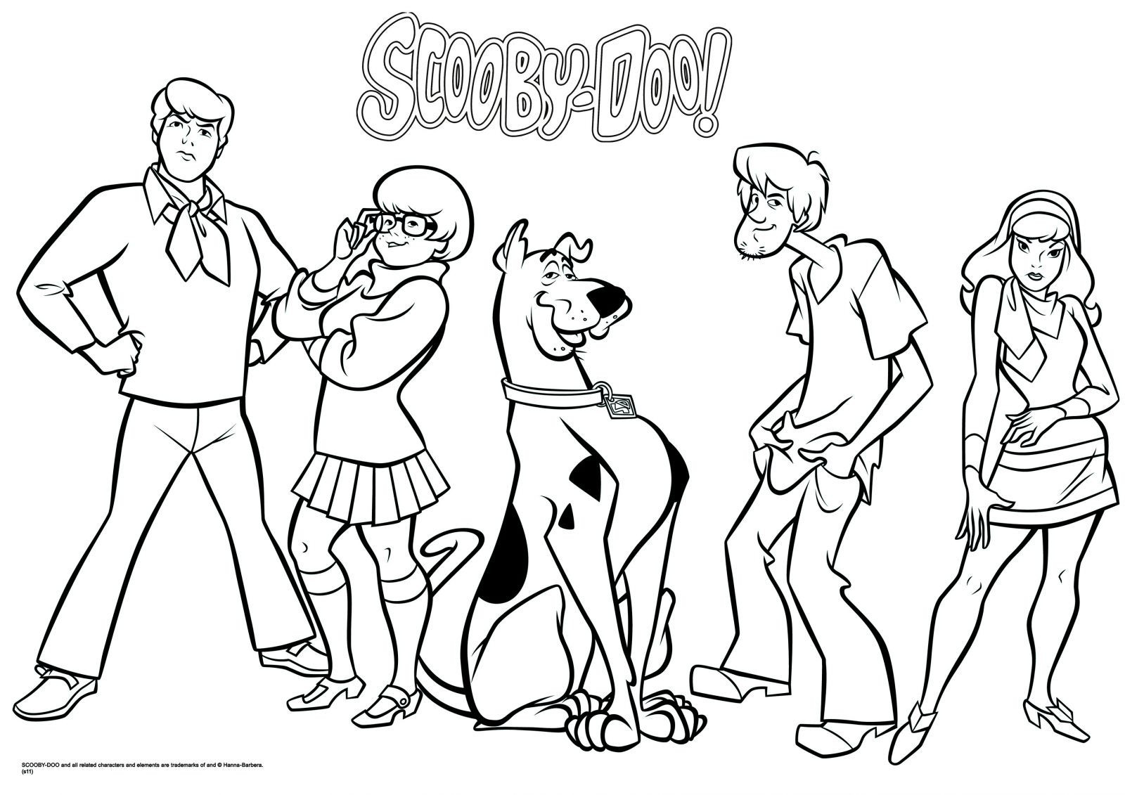 1600x1131 Monster From Scooby Doo Coloring Pages For Kids New Brave And Bold