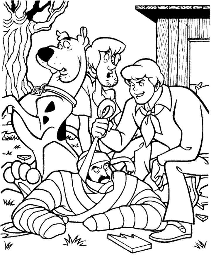 720x878 Scooby Doo And Friends Coloring Page