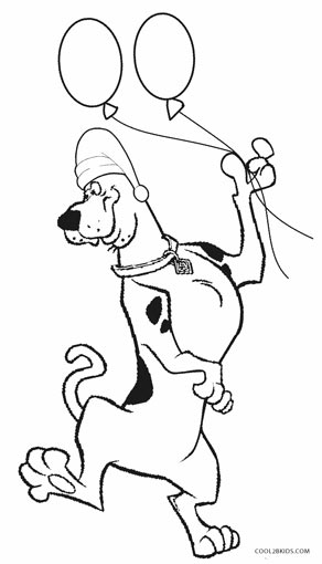 292x510 Printable Scooby Doo Coloring Pages For Kids