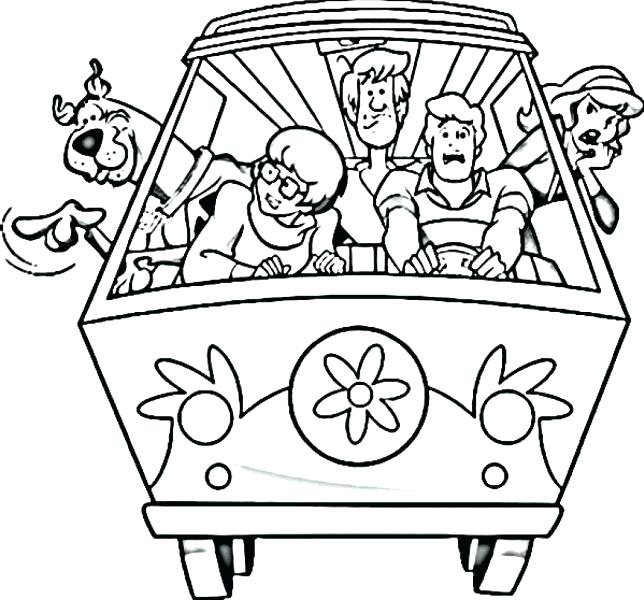 644x600 Scooby Doo Coloring Pages Coloring Pages Coloring Page Different