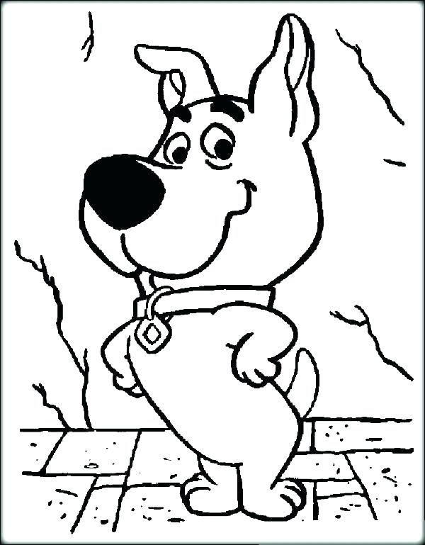 600x769 Scooby Doo Coloring Pages Coloring Pages Free Printable Online