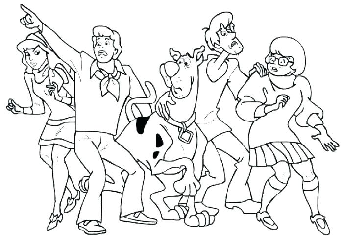 700x494 Scooby Doo Coloring Pages Free Coloring Pages All Characters