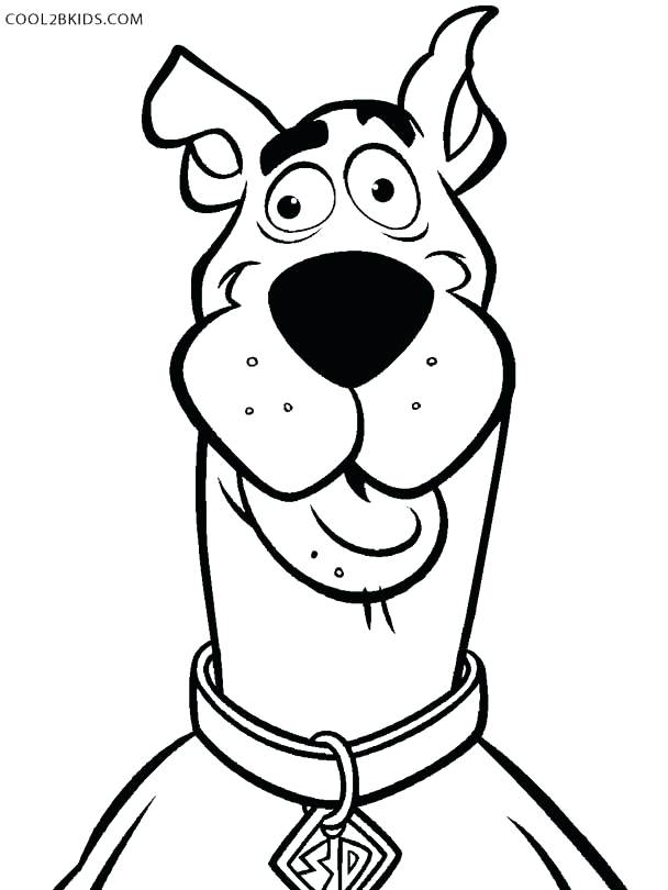 608x810 Coloring Pages Of Scooby Doo Printable Coloring Pages For Kids