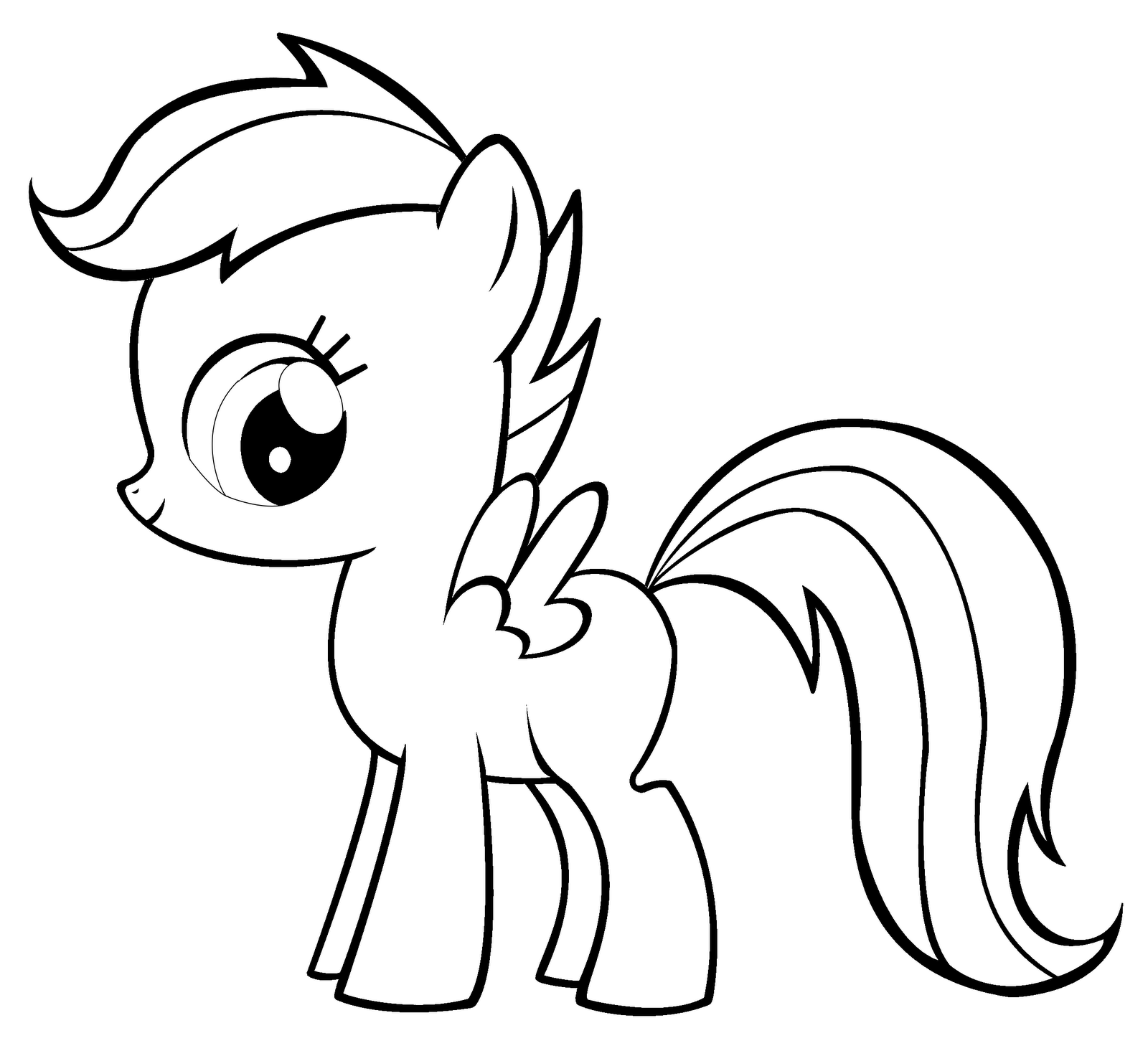 1600x1472 My Little Pony Scootaloo Coloring Pages