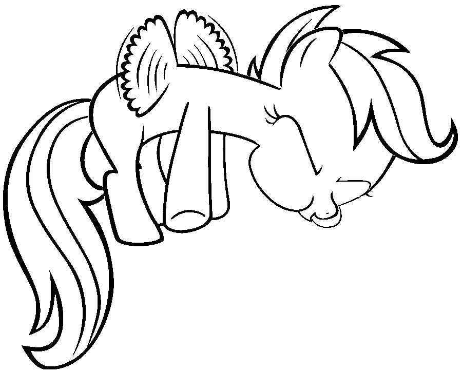 900x727 Scootaloo Flying Coloring Pages