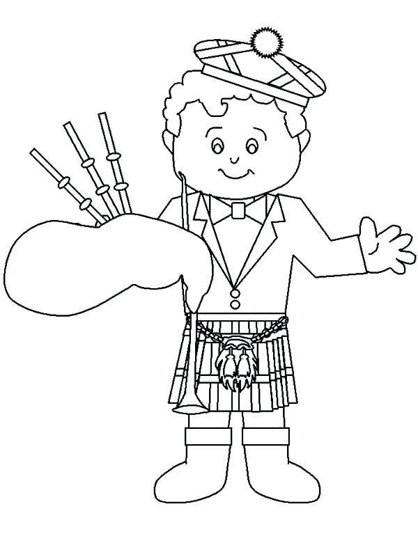 600x800 Scottish Coloring Pages Coloring Pages Coloring Pages A Little Boy