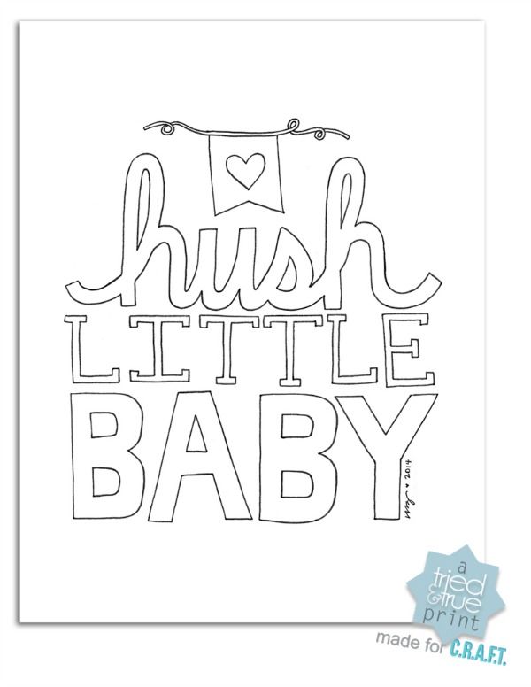 600x776 Free Nursery Printables {hush Little Baby Nursery, Babies And Free