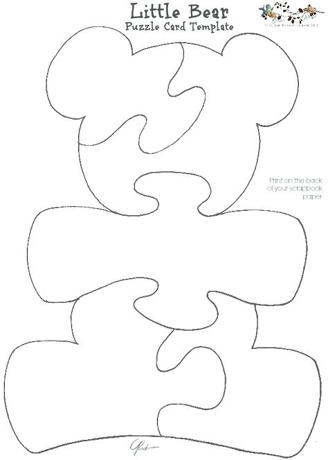 474x663 Spacey Shapes Coloring Page Free Bear Puzzle Print On Scrapbook