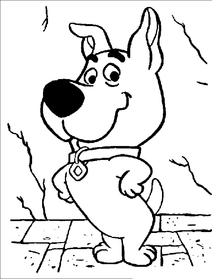 700x921 Scrappy Doo Coloring Pages
