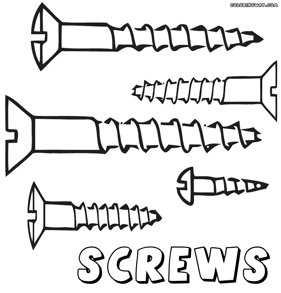 961x1000 Coloring Pages Awesome Screw Coloring Pages Logo And Design