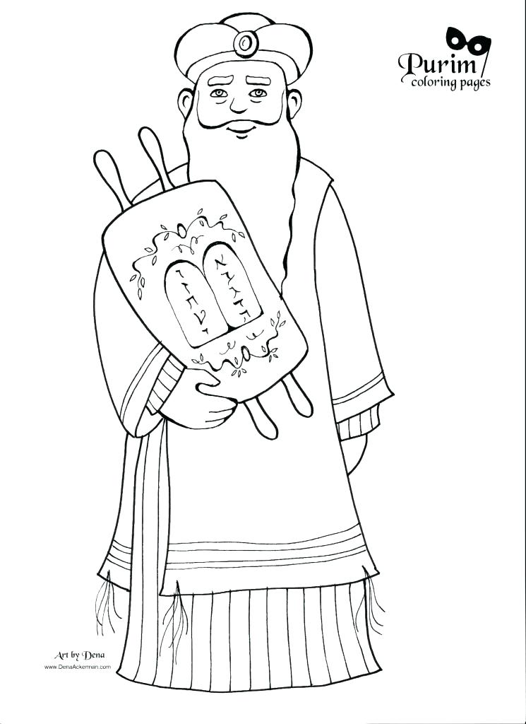 745x1024 Purim Coloring Pages Also Picture Of In Scroll Coloring Page Purim