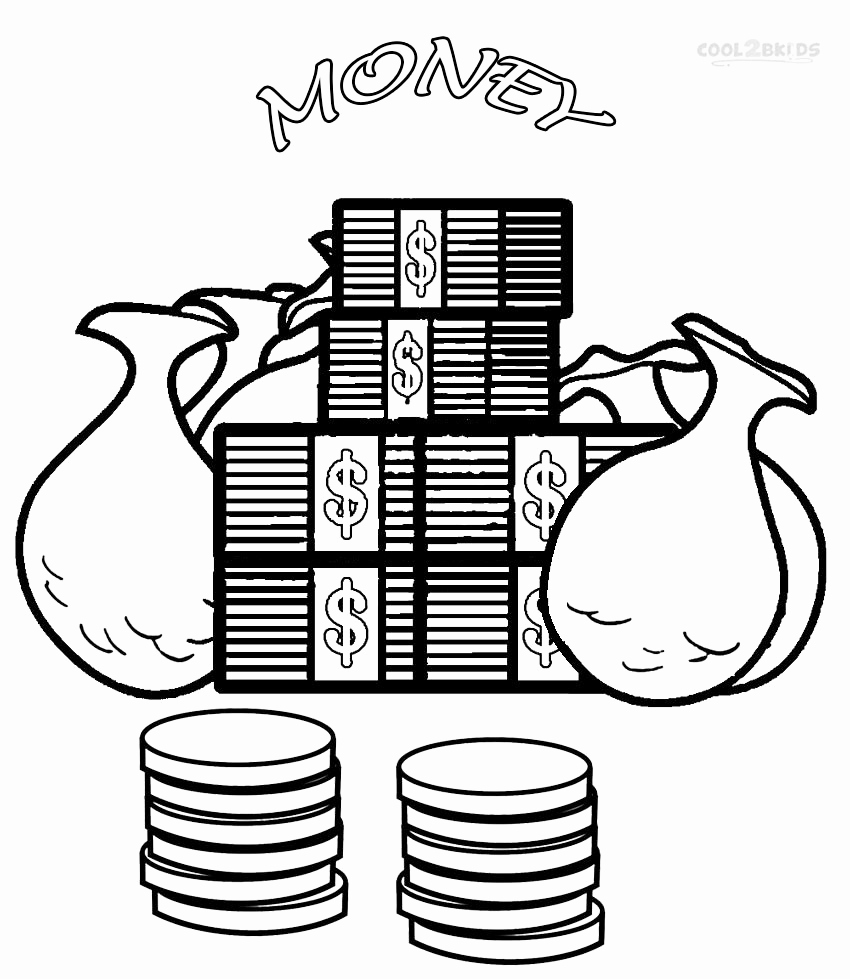 850x979 Scrooge Mcduck Coloring Pages Images Money Coloring Sheets Free