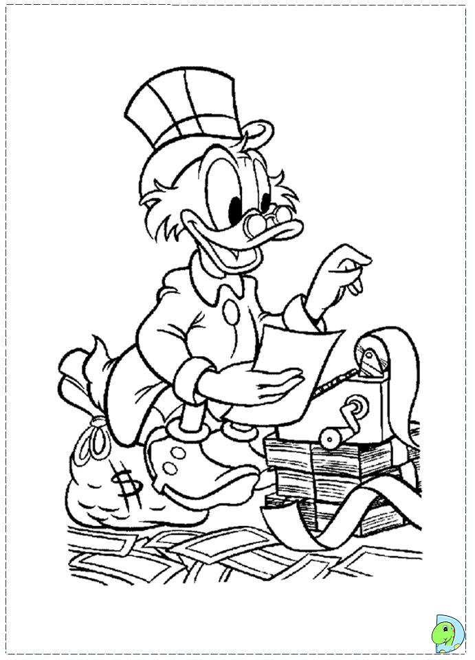 691x960 Uncle Scrooge Coloring Pages, Disney Coloring Pages