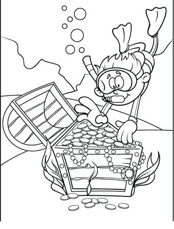 341x450 Scuba Diver Coloring Page Scuba Diver Coloring Page Fresh Scuba