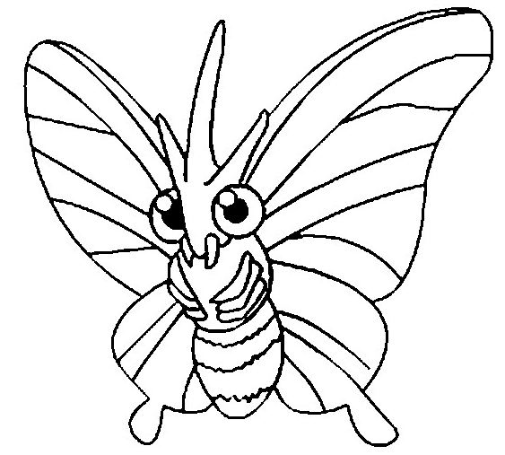 563x507 Scyther Pokemon Coloring Page