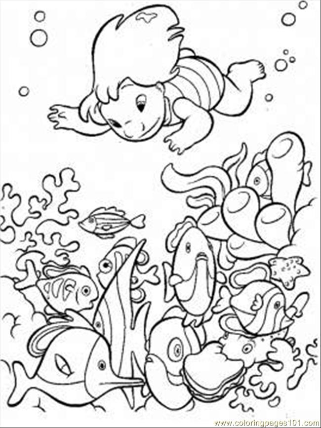 650x867 Under The Sea Coloring Page Coloring Page